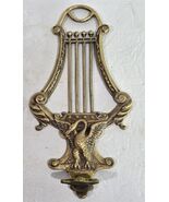 Vintage Brass Candle Holder Center PART Brass Phoenix Harp MISSING ARMS - €24,82 EUR
