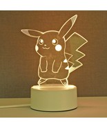 Cute Pokemon Pikachu Anime Figures 3D Led Night Light - PiKaChu - £9.49 GBP