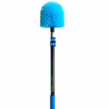 5-To-12 Foot Cobweb Duster And Extension-Pole Combo (20 Foot Reach, Soft Bristle - £59.13 GBP