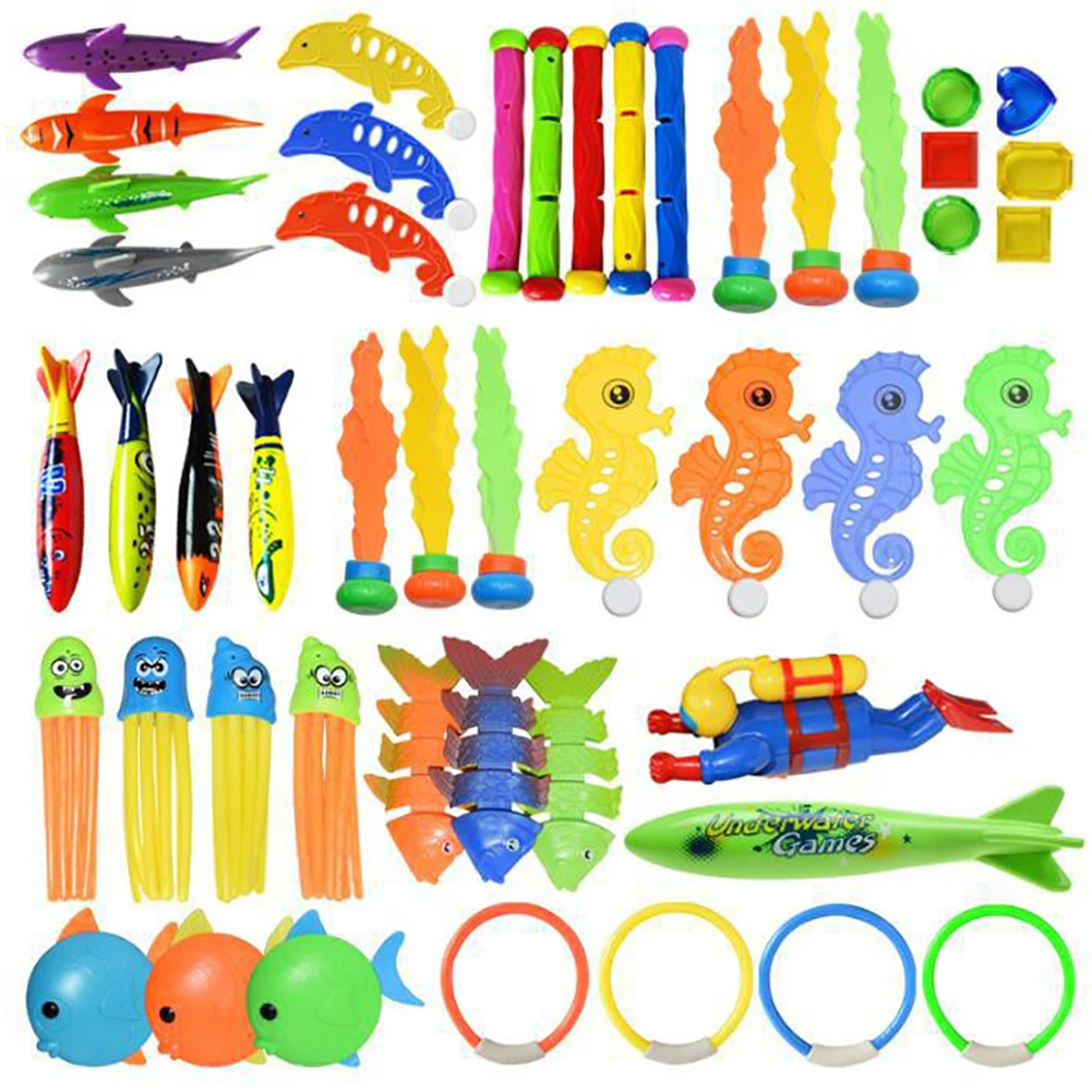 Swimming Octopus Pool Diving Toys Set Summer Children Water Sports Water Play - £15.41 GBP+