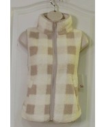SO® Sherpa Vest with Piping Buffalo Check Women&#39;s JR Size XS NWT MSRP$44 - $20.47