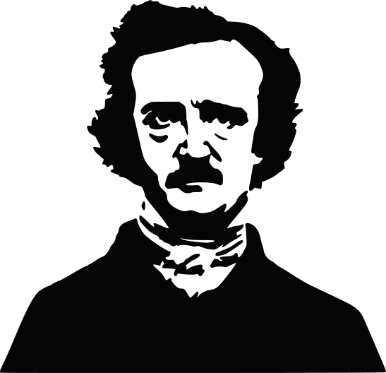 EDGAR ALLAN POE full Vinyl Decal Car Wall Window Sticker CHOOSE SIZE COLOR