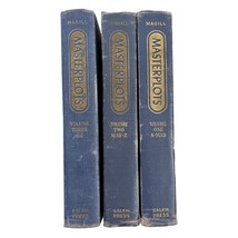 Masterplots Frank Magill 3 Volume Set Salem Press Hardcover 1950 1st Edi... - $36.41