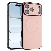 Generic Case for iPhone 17 Pro Max (Color: Pink) Leather Magnetic Hard S... - $848.87 MXN