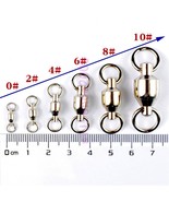 Heavy Duty Ball Bearing Swivel Solid Rings Sea Fishing 0/1/2/3/4/5/6/7/8... - $4.42+