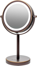 Ovente Lighted Vanity Mirror 6 Inch Table Top 1X 7X Magnification LED 36... - $36.43