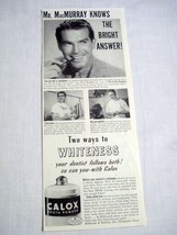 1942 Ad Calox Tooth Powder Fred MacMurray pictured - £7.18 GBP