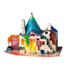 Children Miniature Spring In Italy Diy Wooden Doll House With Led Light Gift Toy - £46.92 GBP