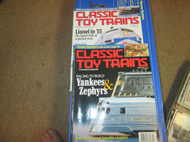 CLASSIC TOY TRAINS FEBRUARY, 1998 &amp; JAN 2003 MAGAZINES - $215.67 MXN