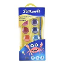 Pelikan Jr. Washable Watercolor & Brush Set 6 Colors (075212US) - €8,84 EUR Pelikan Jr. Washable Watercolor & Brush Set 6 Colors (075212US) - €8,84 EUR