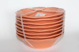 8 Tommy Bahama Coral Crackle Distressed Scalloped Brdr Melamine Cereal B... - $49.99