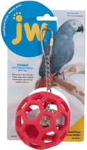 JW Pet Insight Pet Hol-ee Roller Natural Rubber Ball Parrots Forage Bird... - $15.83