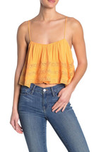 Free People Womens Top Cami Home Again Orange Size Xs OB1098724 - £28.69 GBP