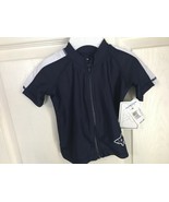 Boy&#39;s Zippered Front Swim Dark Blue/White w/Shark Top 6 Month *NEW W/TAG... - $7.99
