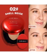 Air Cushion Foundation Light Natural Moisturizing Concealer Whitening Oi... - $20.98 CAD