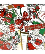 Lot 50 Christmas Die Cuts Unique Junk Journal Scrapbooking Supplies Ephe... - $13.99