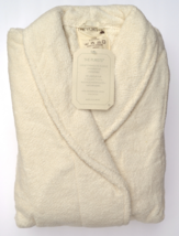 The Purists by SDH Ecru Unisex Cotton Shawl Collar Terry Robe, XXL - $239.00