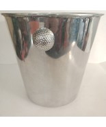 VTG Y2K MARIPOSA Brillente GOLF Ball Design Aluminum Large 9.5&quot; Ice Buck... - $92.83 CAD