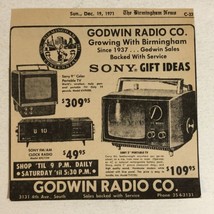 1971 Godwin Radio Company Vintage Print Ad Advertisement Birmingham  pa31 - $7.91