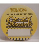 OZZY OSBOURNE - VINTAGE ORIGINAL CONCERT TOUR CLOTH BACKSTAGE PASS - $10.00