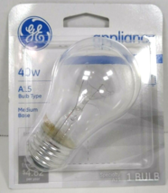 GE 15206, 40-Watt, Appliance Bulb, Medium Base, A15 Bulb Shape, 1-pk, 120-Volt - £7.07 GBP