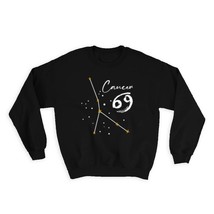 Cancer Constellation : Gift Sweatshirt Zodiac Sign Astrology Horoscope Happy Bir - £22.89 GBP