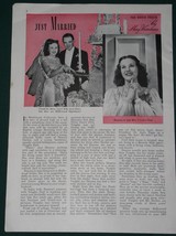 Deanna Durbin Good Housekeeping Magazine Ad Vintage 1941 Marriage Article - £11.76 GBP