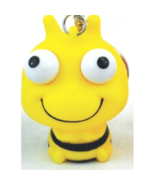 Bumble Bee Pop-Out Eyes Keychain - Giggle or Scream in Enjoyment With This! - £2.33 GBP