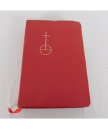 Lutheran Service Book Hymnal Music Edition 1972 Red Leatherette Gilt Edg... - £22.82 GBP