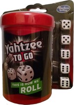Yahtzee to Go Travel Dice Game Hasbro Gaming Shake &amp; Score - $14.84
