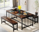 The Space-Saving 55-Inch Dining Table Set For 4-6 People From Tribesigns - $298.93