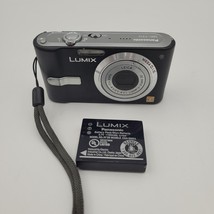 Panasonic Lumix DMC-FX12 Digital Camera w/Battery Powers On Bad Screen Parts - $11.87