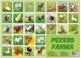 Memory Game Pexeso Farm Animals (Find the pair!), European Product - $6.84