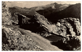 RPPC Sanborn Postcard R-1047. at the Big Rocks at Trail Ridge Road, Colorado - £38.42 GBP