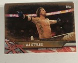 AJ Styles Trading Card WWE Wrestling #16 - £1.54 GBP