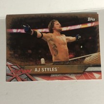 AJ Styles Trading Card WWE Wrestling #16 - £1.54 GBP