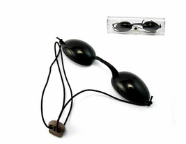 Flex Tanning Goggles Black with Clear Case IPL Goggles Protective Eyewear - $7.70
