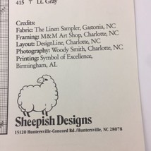 HERE&#39;S TWO EWE SAMPLER - CROSS STITCH CHART-SHEEPISH DESIGNS Bradford  - $7.92
