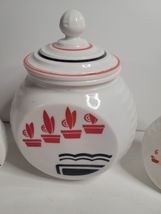 Fire King Vitrock Grease Jar, Salt & Pepper Shakers VTG 1940's image 2