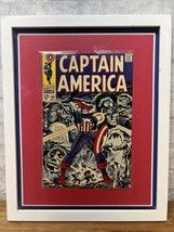 Captain America #107  Red Skull Cover Silver Age Marvel Comic 1968 Framed Nice - $25.25