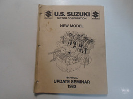 1980 Suzuki New Model Technical Update Seminar Manual Minor Stains Factory Oem - $17.95