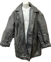 Vintage Wilsons Men&#39;s Black Leather Bomber Jacket - Size L - £289.96 GBP