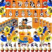 Dragonball Z birthday party decoration, balloons, cake topper, banner - £6.79 GBP+