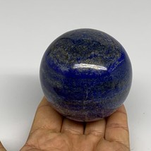 1.04 lbs, 2.6&quot; (66mm), Lapis Lazuli Sphere Ball Gemstone @Afghanistan, B... - £147.48 GBP