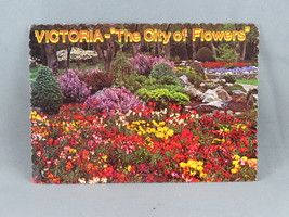 Vintage Postcard - Victoria City of Flowers Beacon Hill Park - Wright Everytime - £11.74 GBP