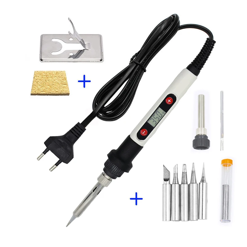 Timostention EU 220V High-Quality LED Smart Digital Display Electric Soldering   - $55.56