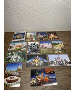 Disneyland Parks Collection of  12 Postcards 4&quot; x 6&quot; with Cover Souvenir... - $190.81 MXN