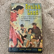 Beulah Land by H.L. Davis Pulp Action Western from Pocket Book Paperback 1952 - £9.59 GBP
