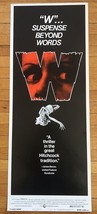 Original “W” Film Poster Lobby Card 1970s Grindhouse Horror Movie Hitchcockian - £37.08 GBP