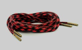 Black and Red Boot Laces *Guaranteed for Life* 550 Paracord Steel Tip   - $9.89+